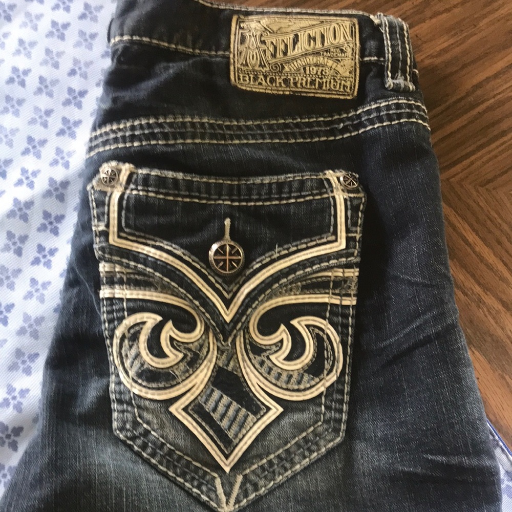 Men’s new affliction jeans